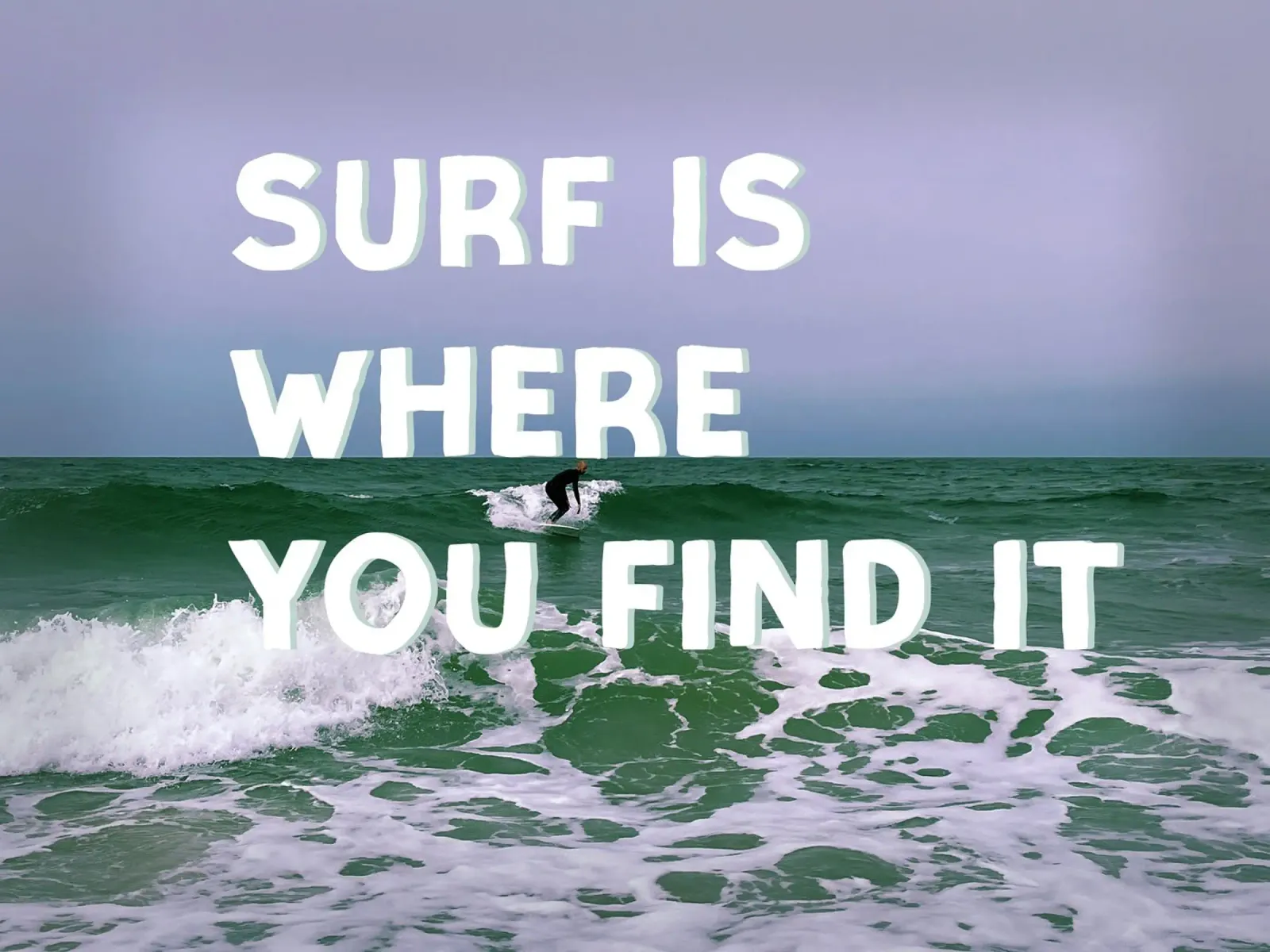 Surf is where you find it carta hahnemühle da Nordic Vibes