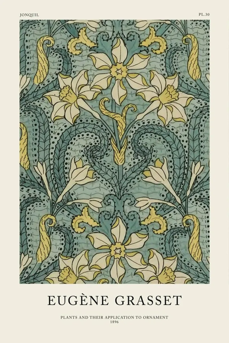 Grasset - Jonquil 30 pellicola backlit da Vintage by JUNIQE