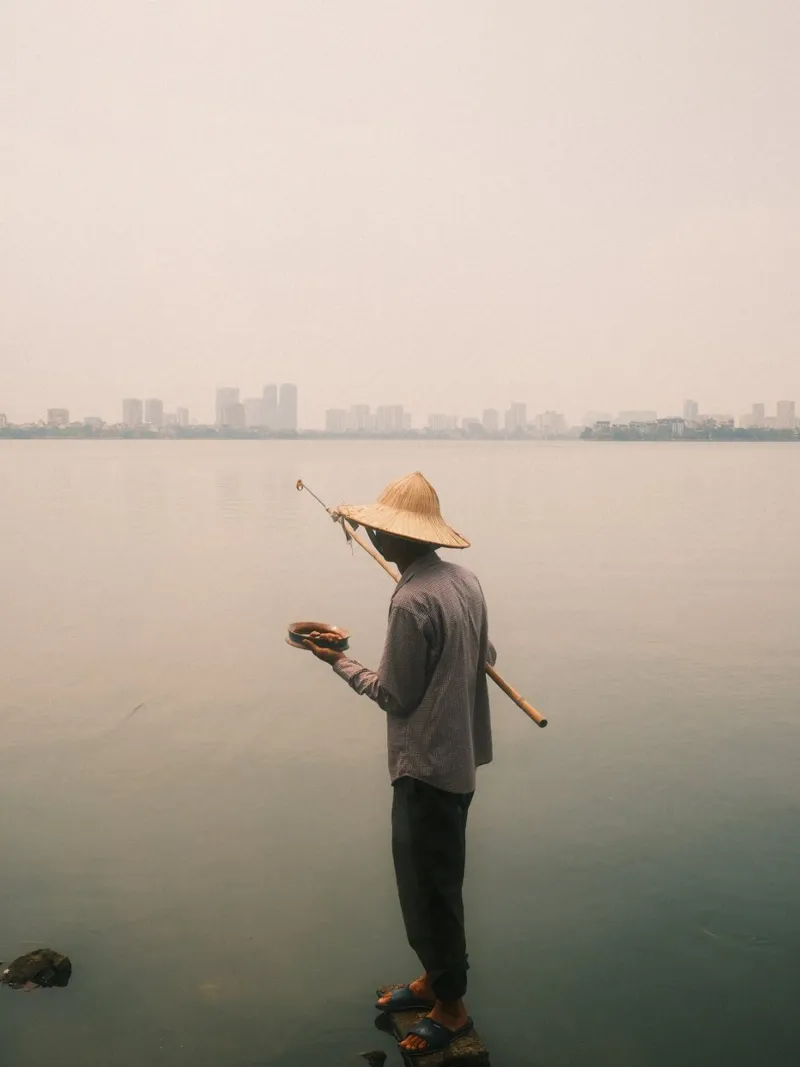 Stillness in the City of Hanoi pellicola backlit da FujiPrints
