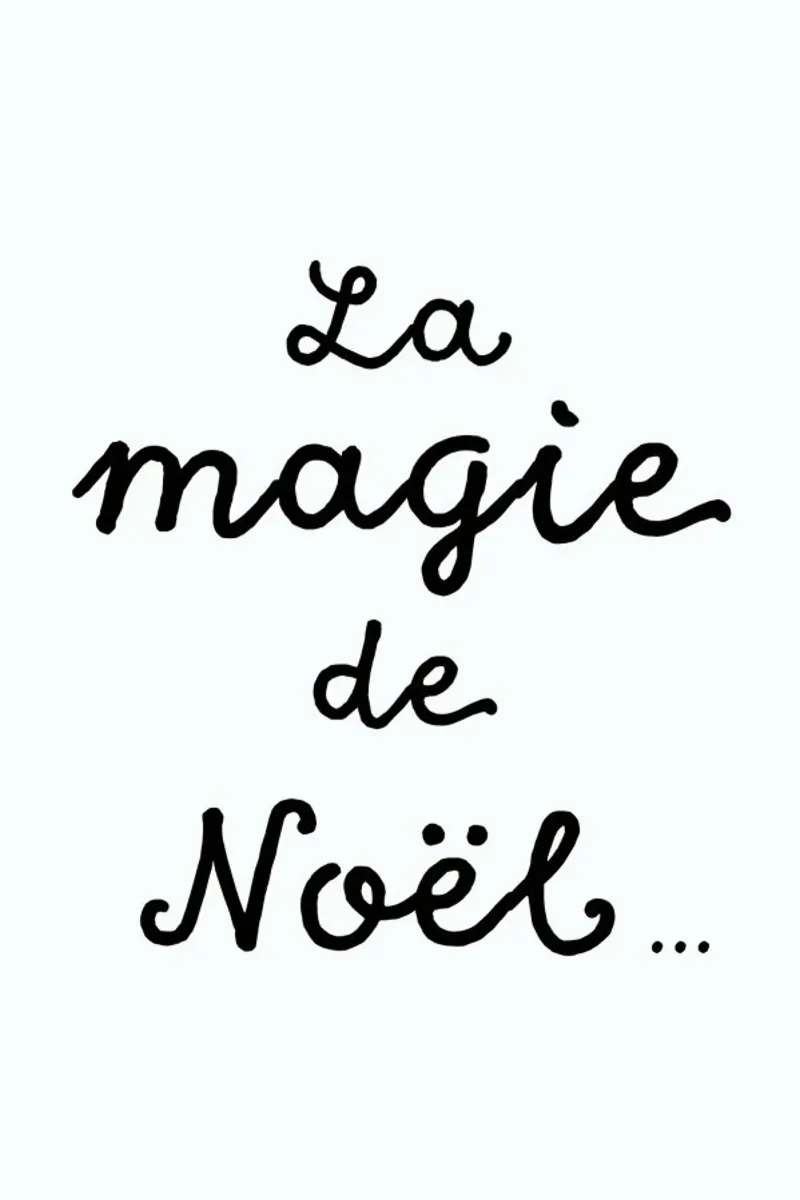 La Magie De Noel poster by daylight design studio