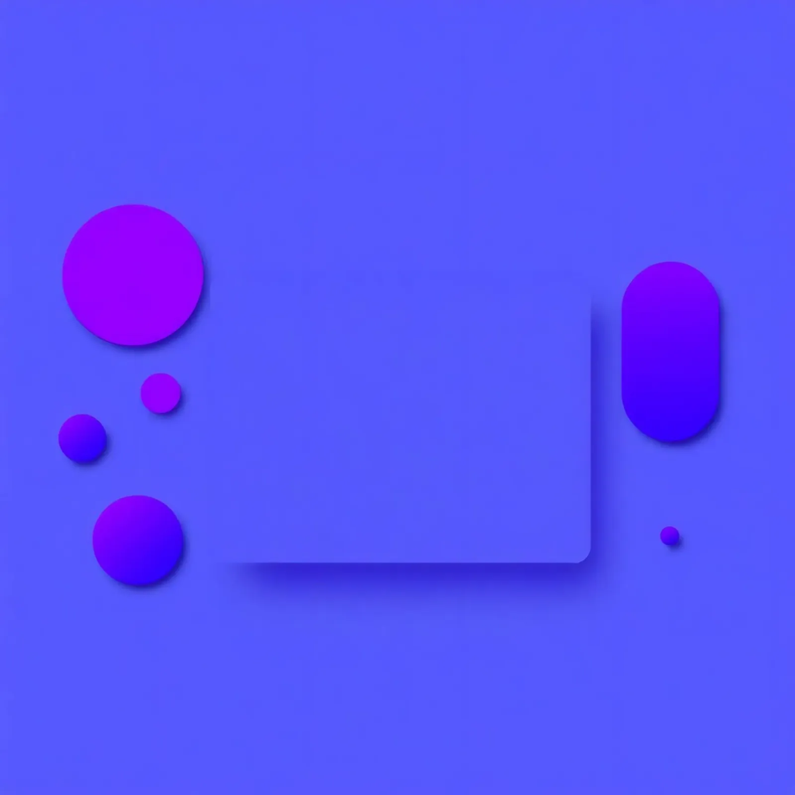 abstract shapes on blue background visually striking design hahnemühle by DesignDoodle