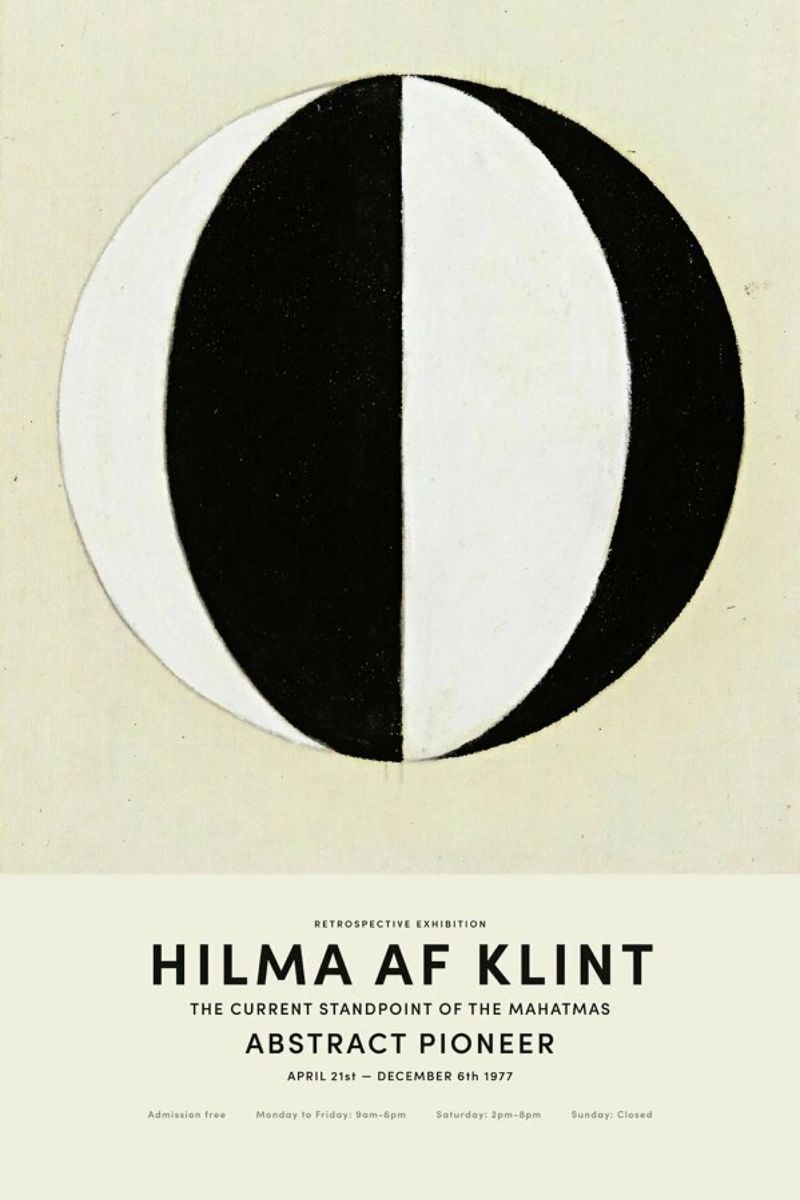 Hilma af Klint - The Current Standpoint of the Mahatmas pellicola backlit da Vintage by JUNIQE