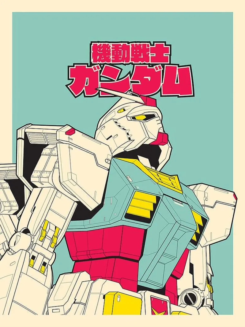 Gundam Robo pellicola backlit da Waylons Studio