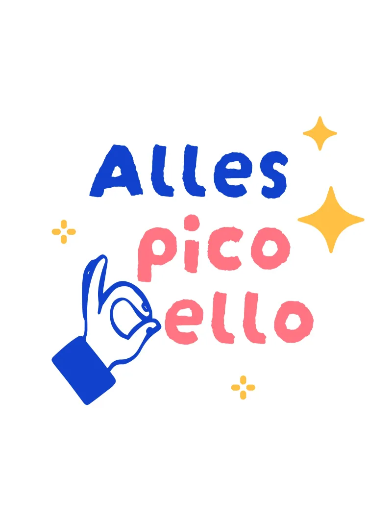 Alles picobello poster with aluminum frame by Bureau Purpur