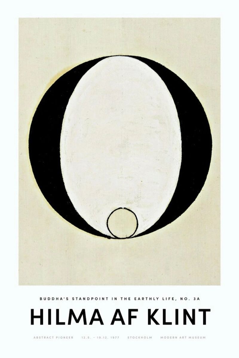 Hilma af Klint - Buddha's Standpoint 3A II pellicola backlit da Vintage by JUNIQE