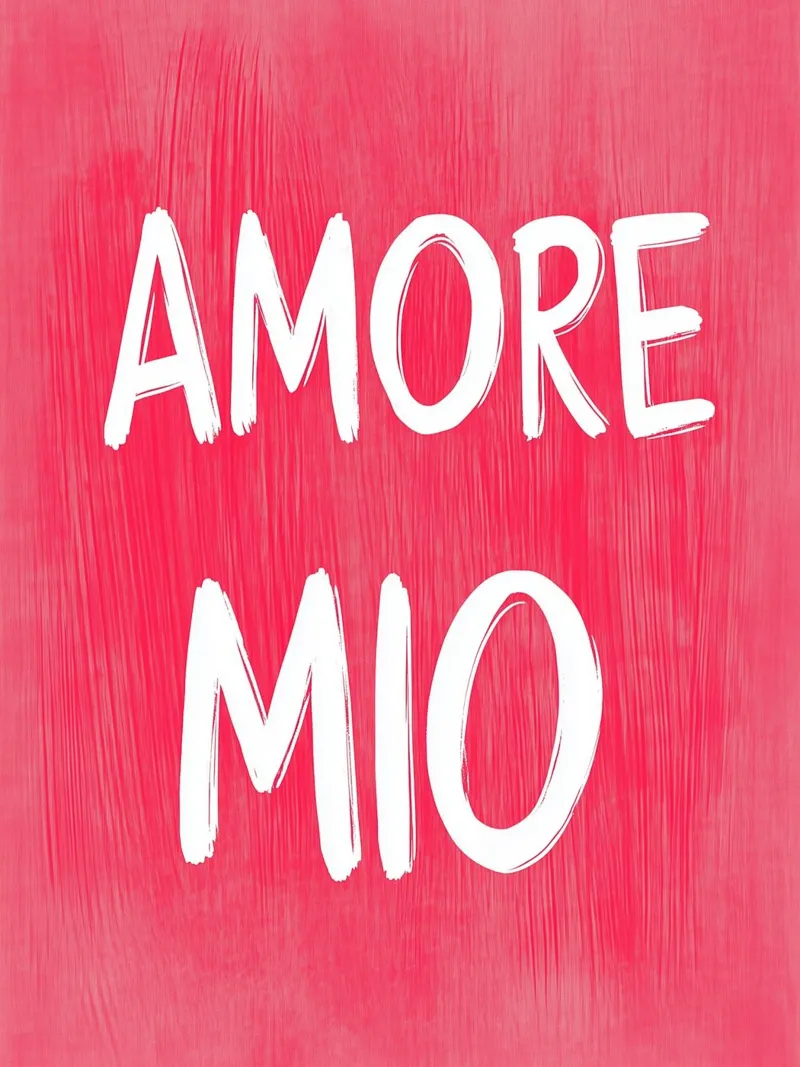 Amore Mio, pinki Love pellicola backlit da Carinaprint