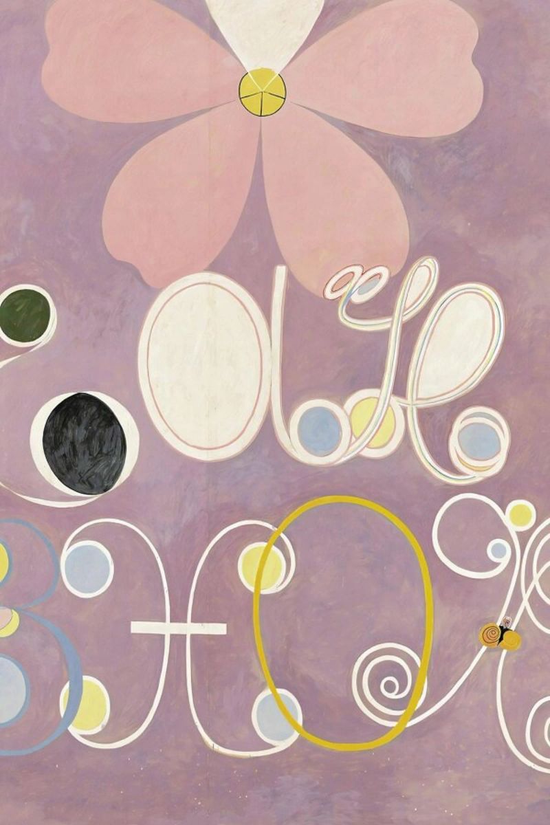Hilma af Klint - The Ten Largest, No. 5 III alluminio dibond da Vintage by JUNIQE