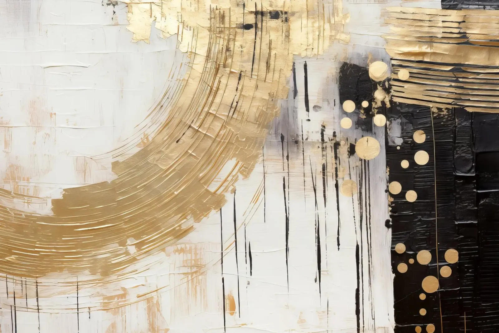 ABSTRAKTE KUNST Lusso in movimento poster con telaio in plastica da Melanie Viola
