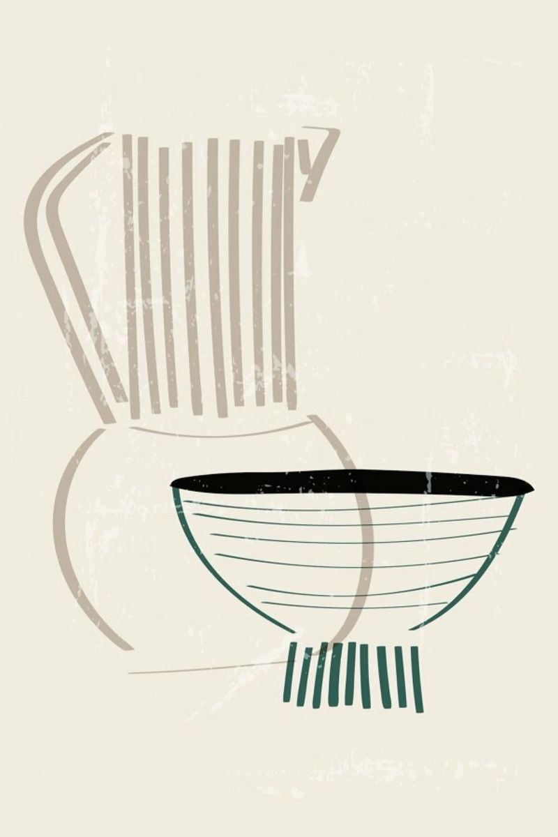 Clay Vase & Bowl poster de Graphite