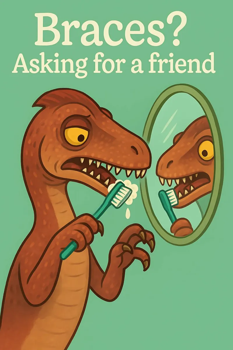 Divertente Meme del Masasauro poster con telaio in alluminio da Funny Humor Art