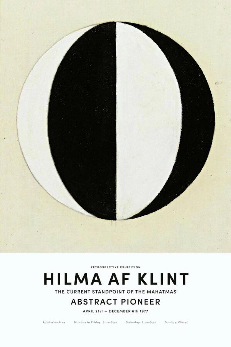 Hilma af Klint - The Current Standpoint of the Mahatmas II poster van Vintage by JUNIQE