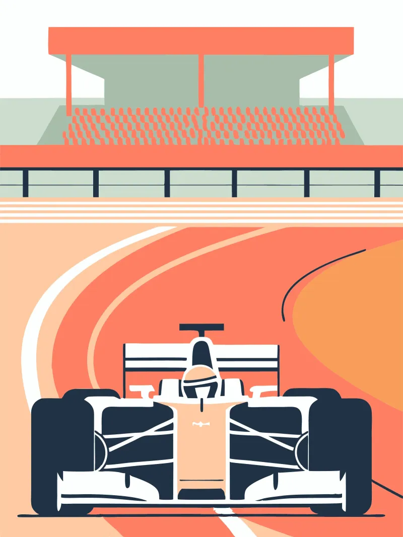Formel-Rennsport Leinwand von TODAY'S SHOP