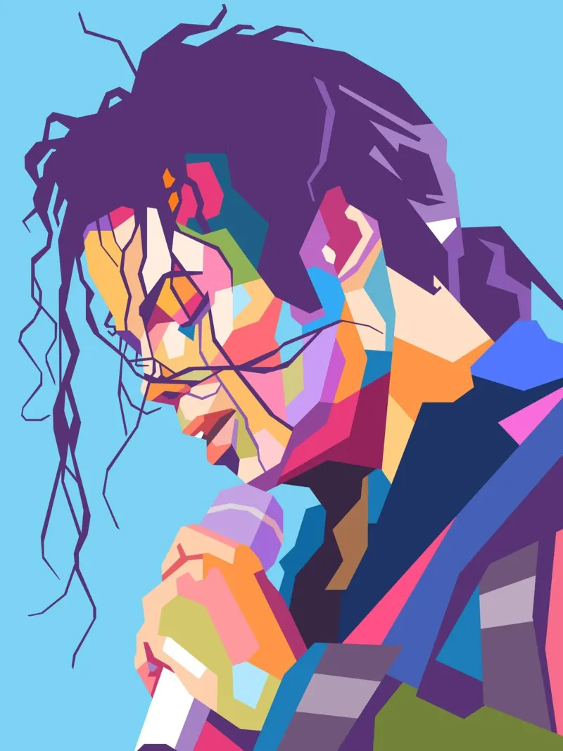 Michael Jackson iconic singer forex plate by Hantamrata