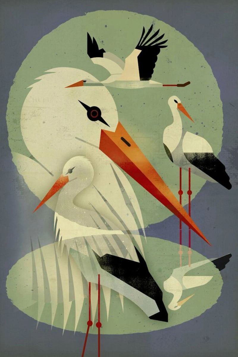 Storcks Poster von Dieter Braun