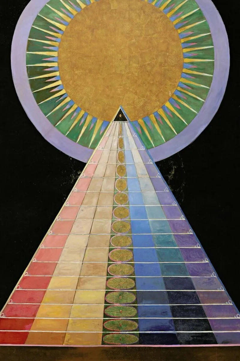 Hilma af Klint - Altarpiece, No. 1 III poster da Vintage by JUNIQE