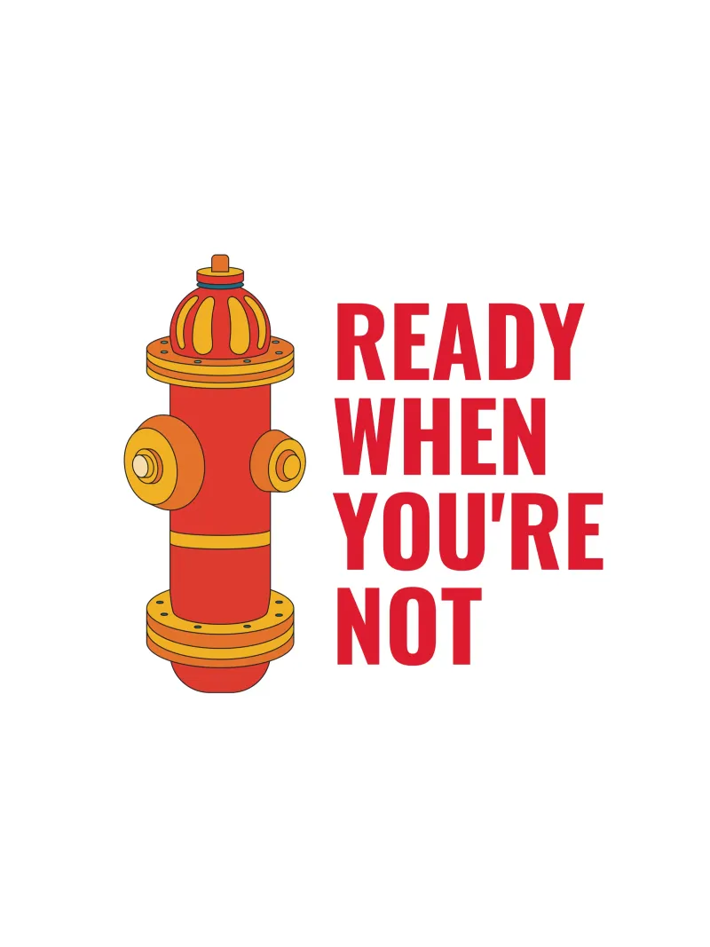 Hydrant joke tela con Cornice a cassetta da galihstudio