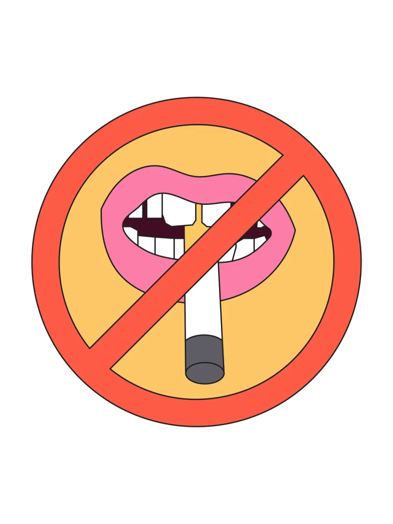 I Don't Like Smoking carta hahnemühle da galihstudio