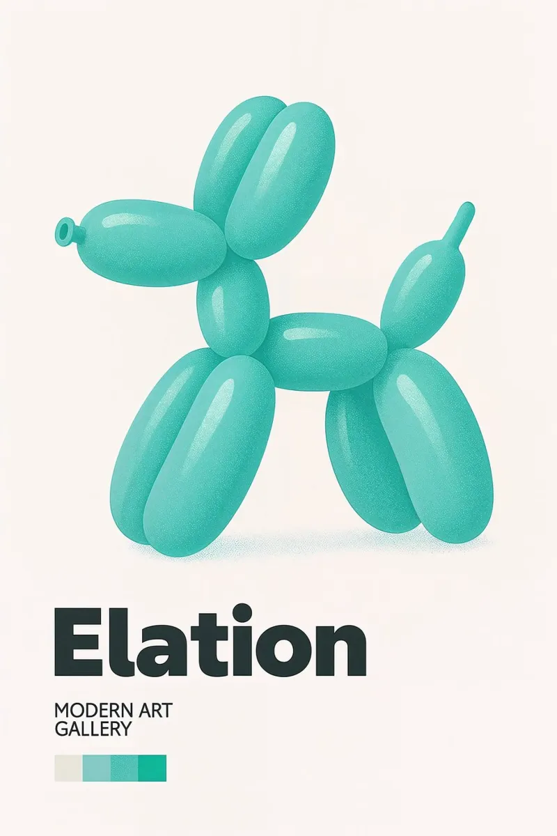 Balloon Dog – Mint Edition pellicola backlit da CNTRL