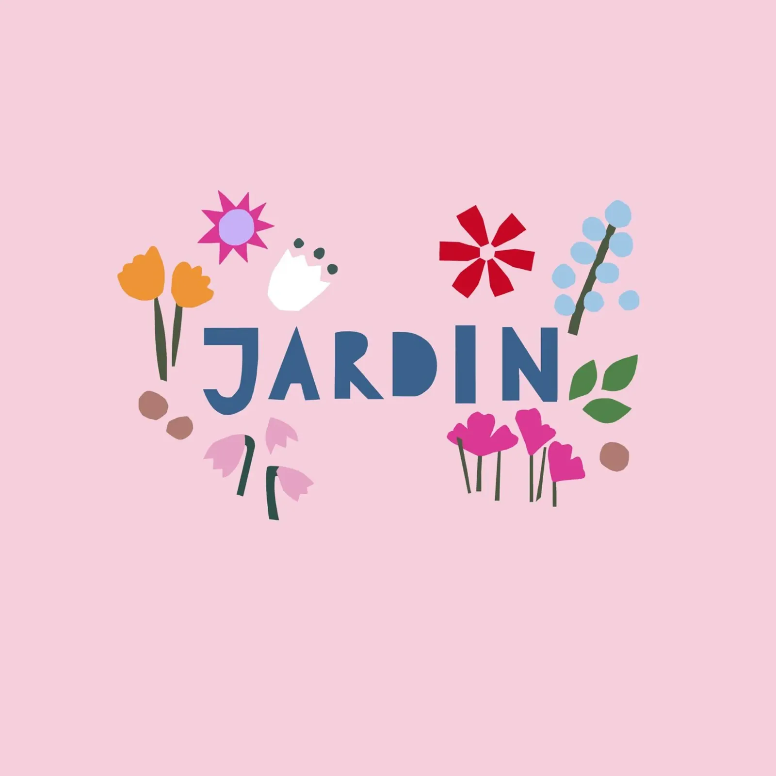 Jardin Papercut rosa pellicola backlit da Iris Knabenschuh Design