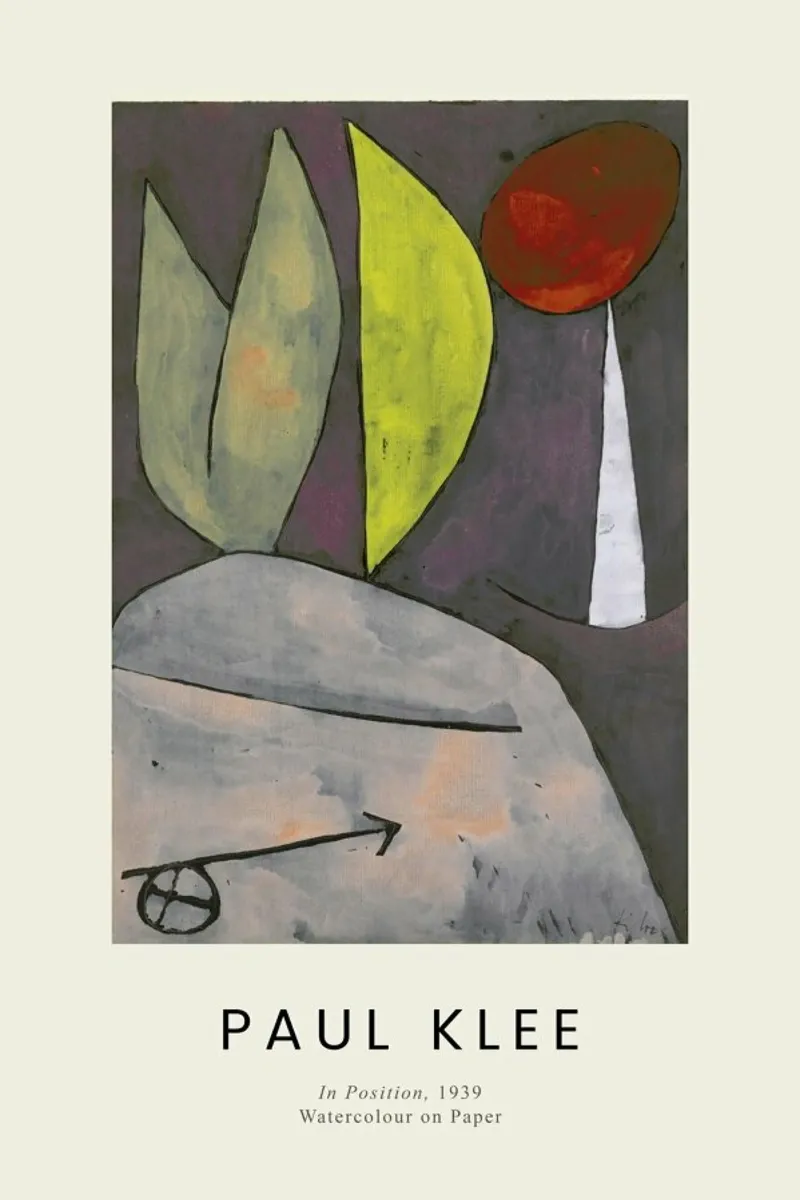 Klee - In Position plexiglass da Vintage by JUNIQE