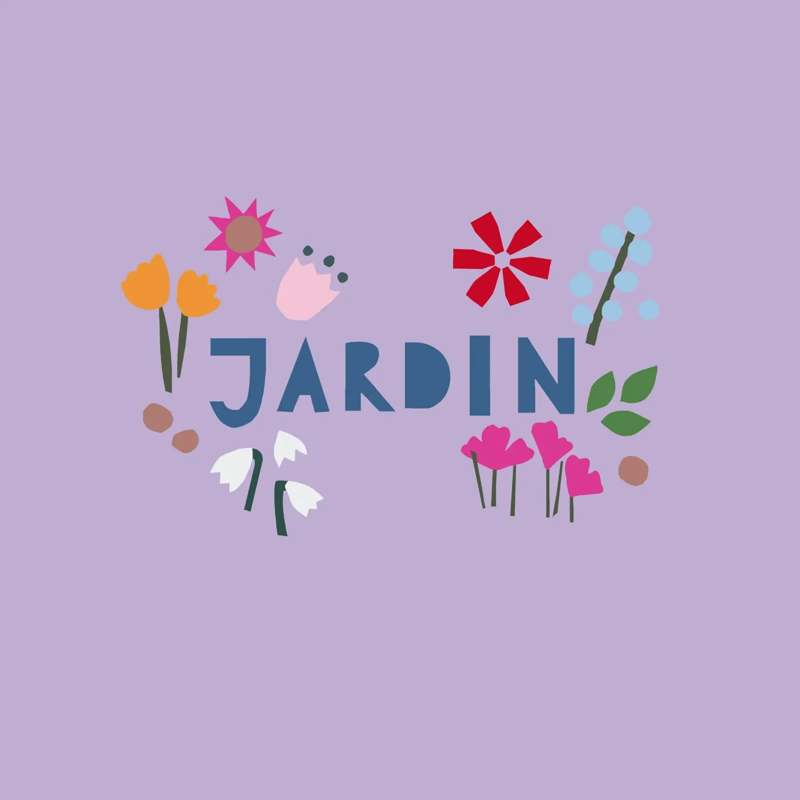 Jardin Papercut flieder pellicola backlit da Iris Knabenschuh Design