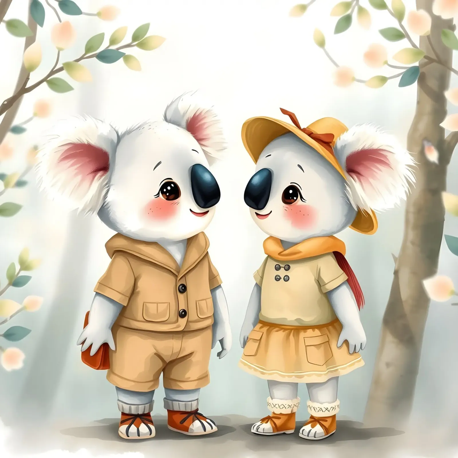 Koala Couple hahnemühle by Anita's Dream