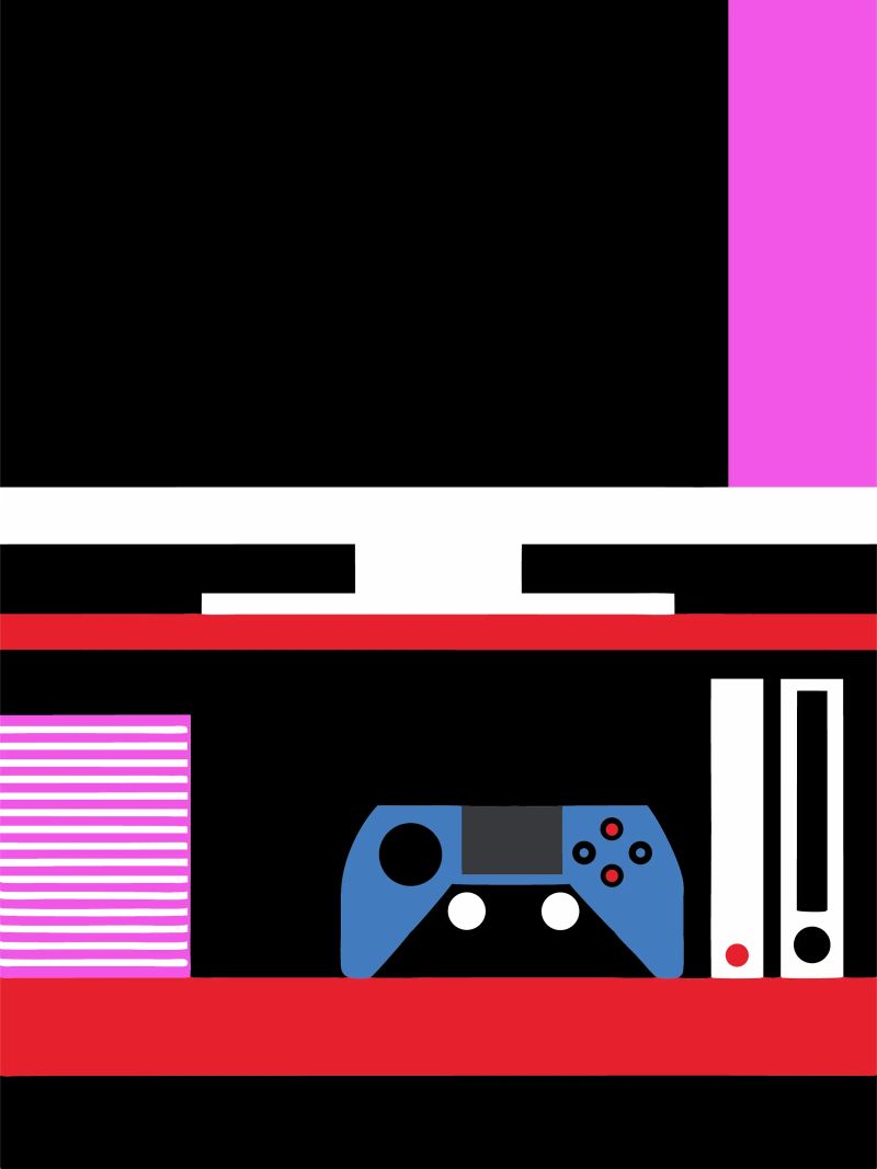 Gioco per console pellicola backlit da LOOK DIFFERENT