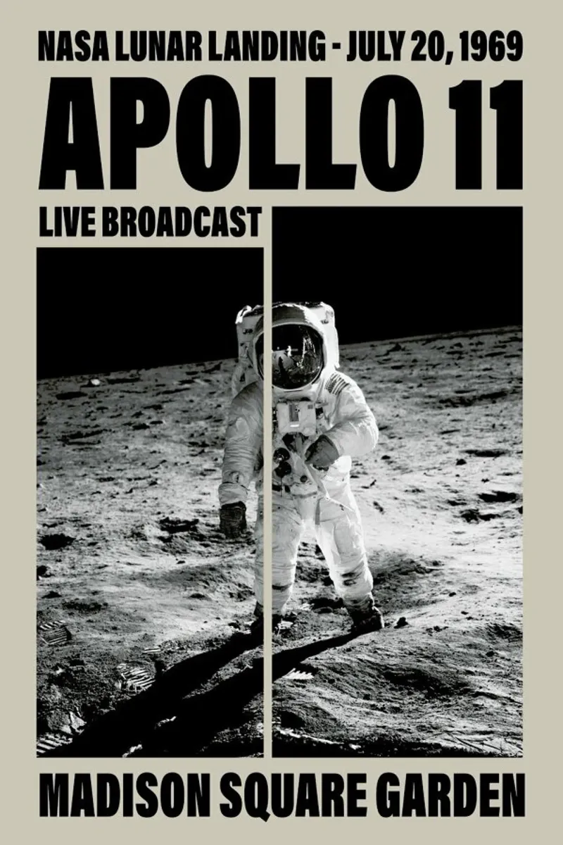 Apollo 11, Madison Square Garden pellicola backlit da Vintage by JUNIQE