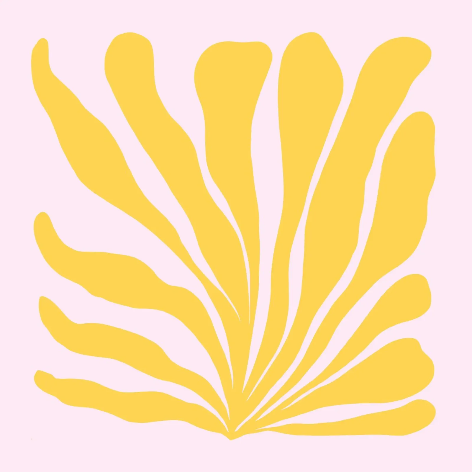 SUN Alga poster avec cadre en plastique de All Colours