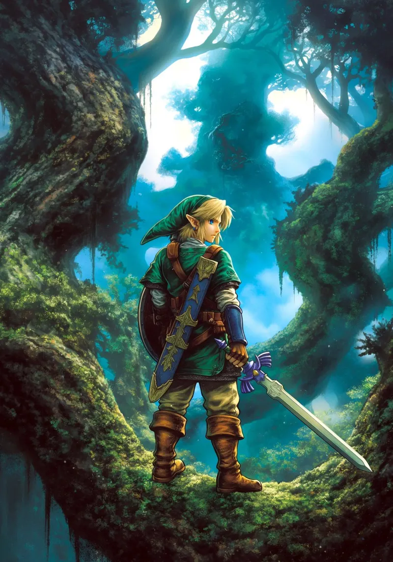 Link La leggenda di Zelda pellicola backlit da Fleur de Lys