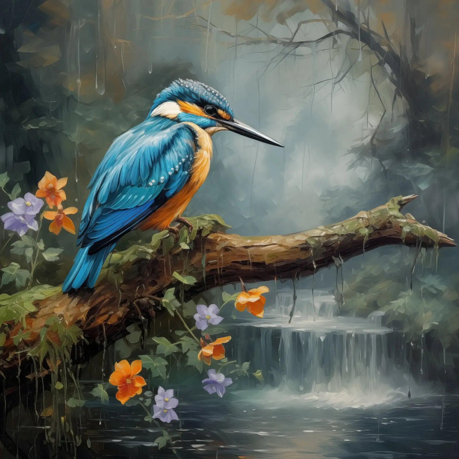 Martin pescatore plexiglass da Imagine