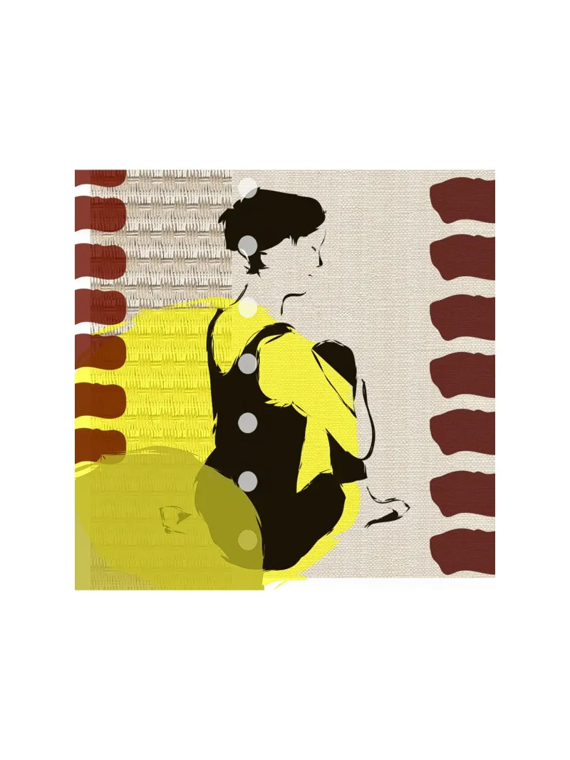 Yoga Poster mit Kunststoffrahmen von APC ARTWORK