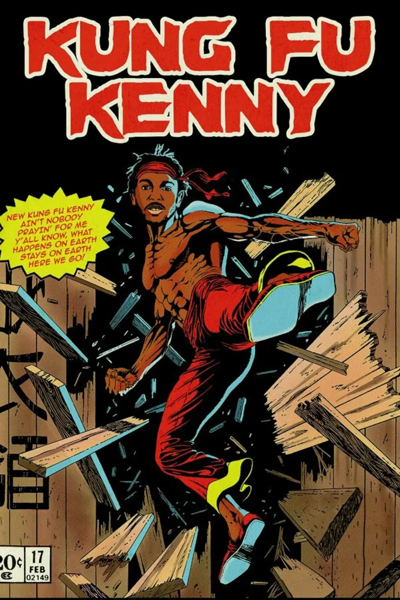 Kung Fu Kenny carta hahnemühle da Ads Libitum