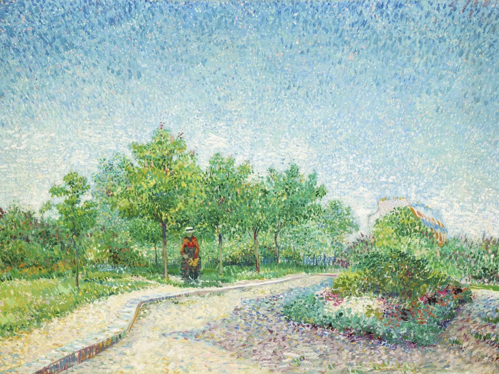Vincent van Gogh - Piazza Saint-Pierre, Parigi (1887) poster con telaio in legno da Van Gogh Prints