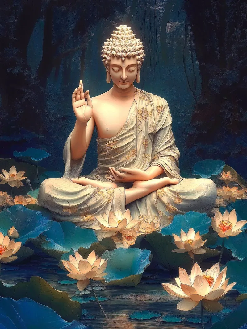 Buddha pellicola backlit da Fleur de Lys