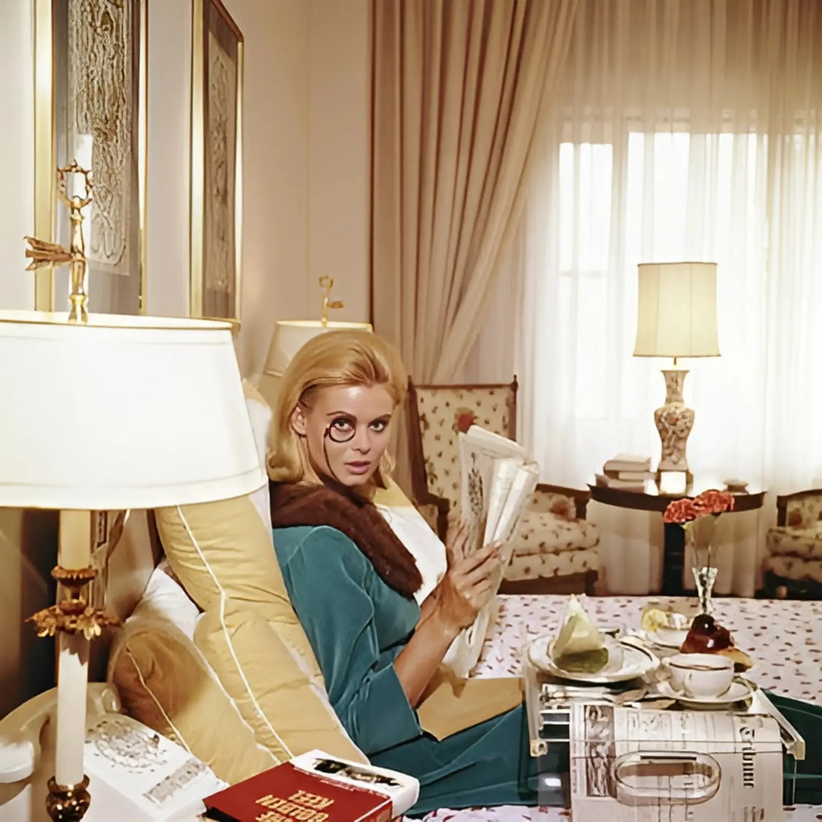 Monocled Miss di Slim Aarons pellicola backlit da tokovictory