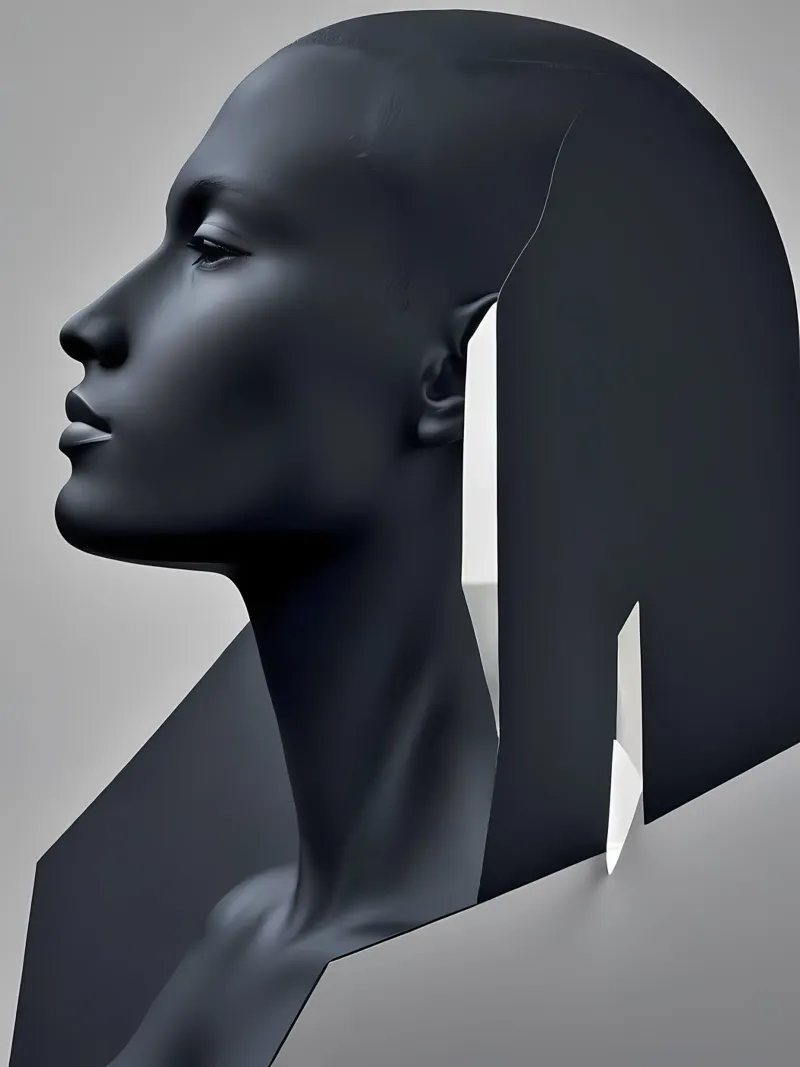 Abstrakt Statue pellicola backlit da kosinsart.gallery