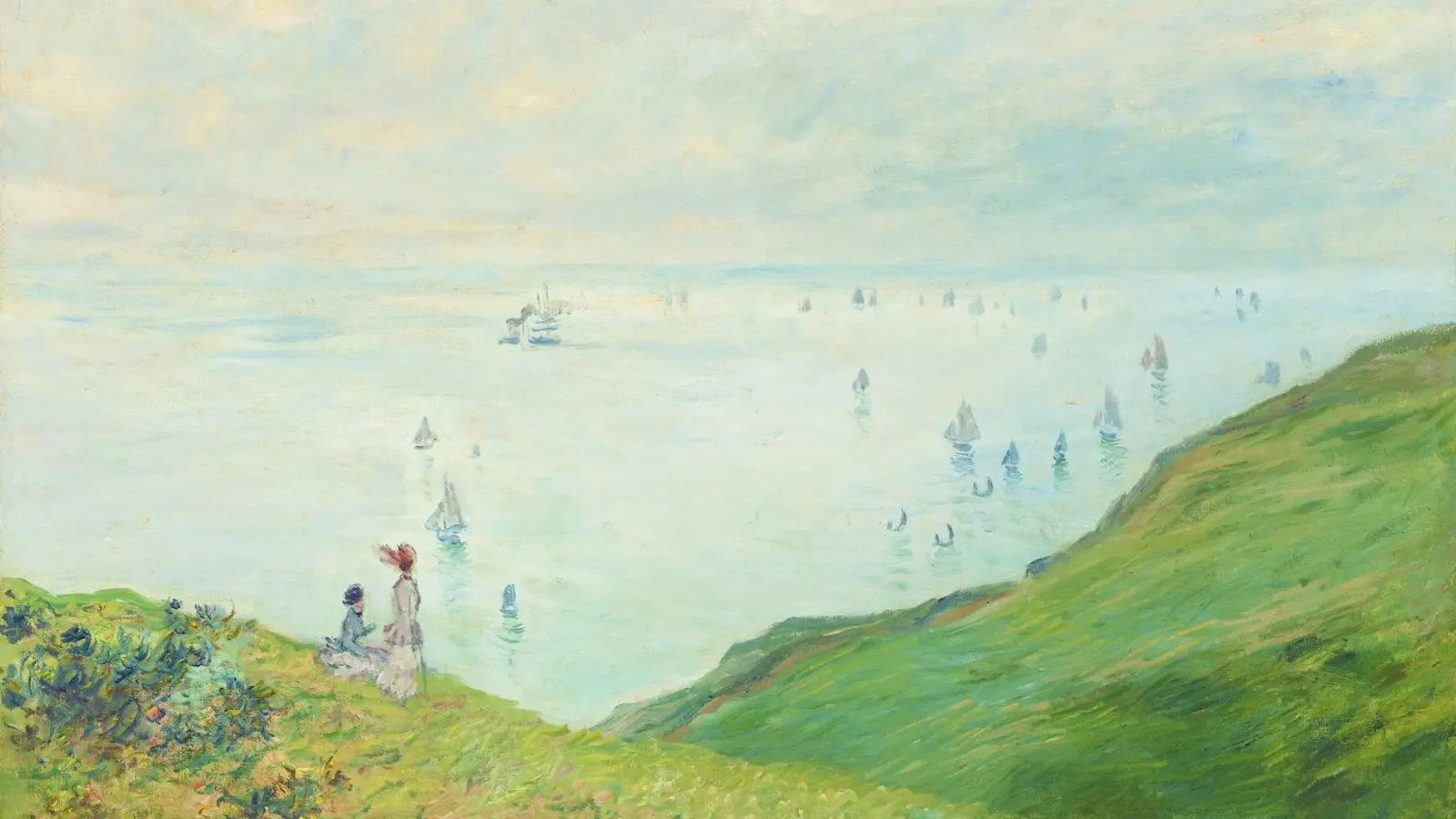 Claude Monet - Cliffs at Pourville (1882) Hahnemühle von Monet Art Prints