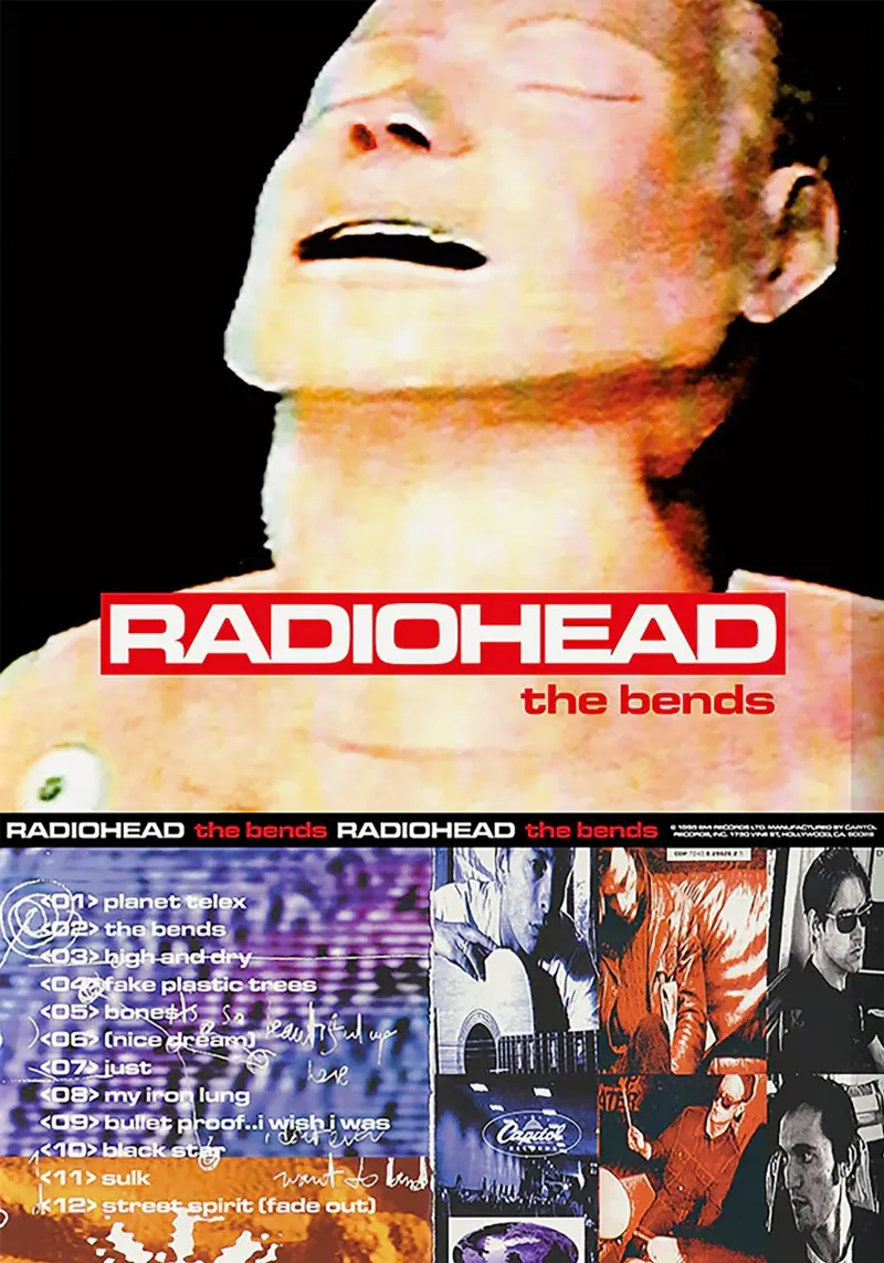 The Bends Radiohead carta hahnemühle da Attaboy Dsgn