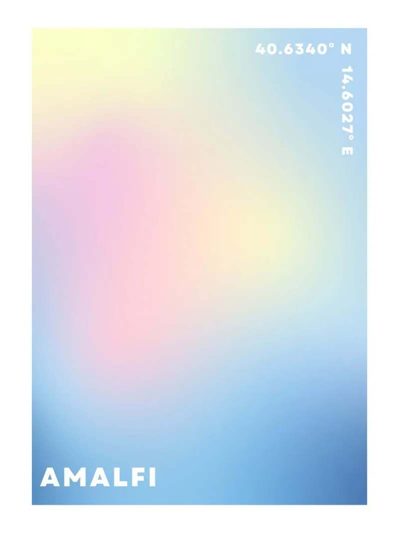 Aura Print, Verloop Muurkunst, Aura Poster canvas van Dreamscape