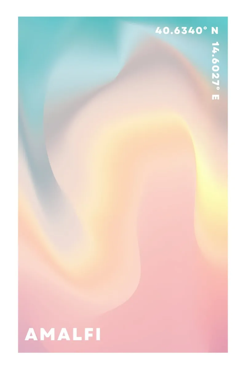 Stampa Aura, Gradiente, Aura da spiaggia alluminio dibond da Dreamscape