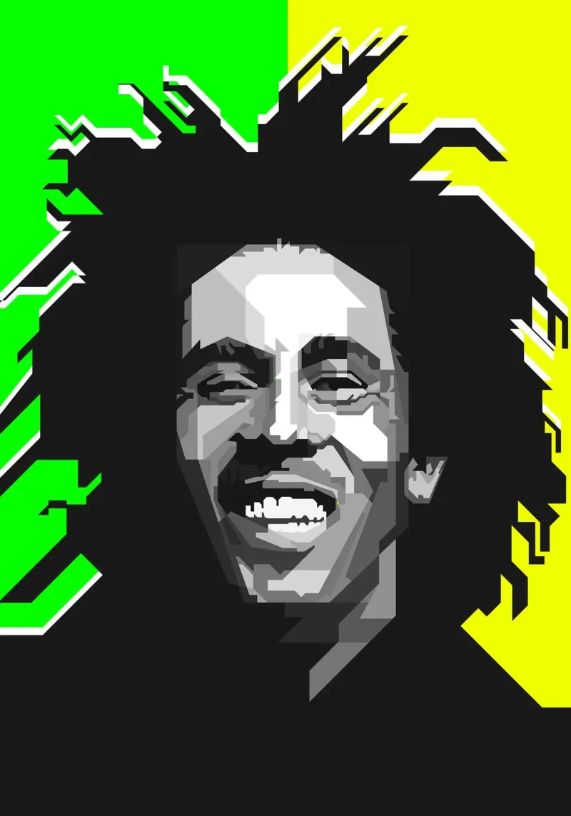 Bob Marley Reggae Music Trending Now plexiglas de Artkreator