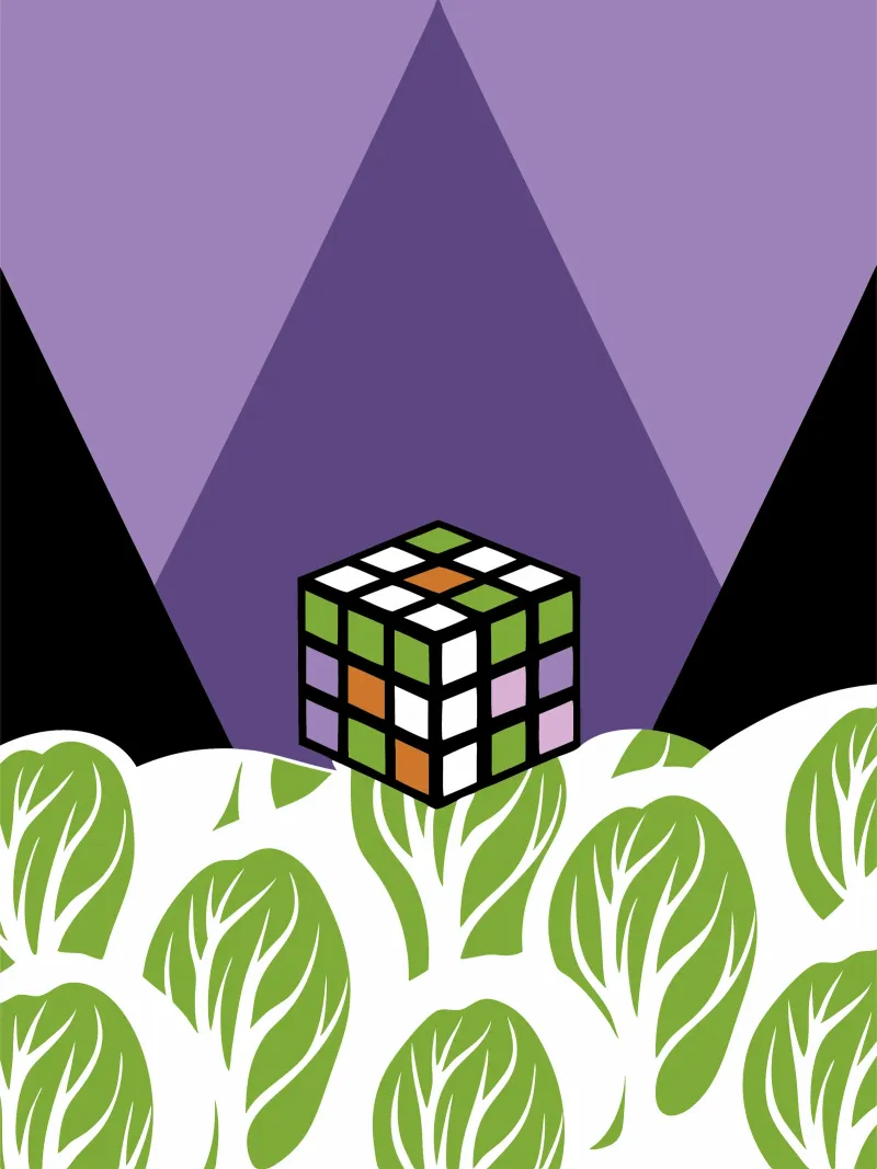 Geometria di Rubik alluminio dibond da LOOK DIFFERENT