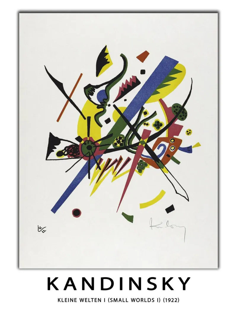 Entrate nell'universo vibrante e dinamico di Wassily Kandinsky poster da peuceta_BA