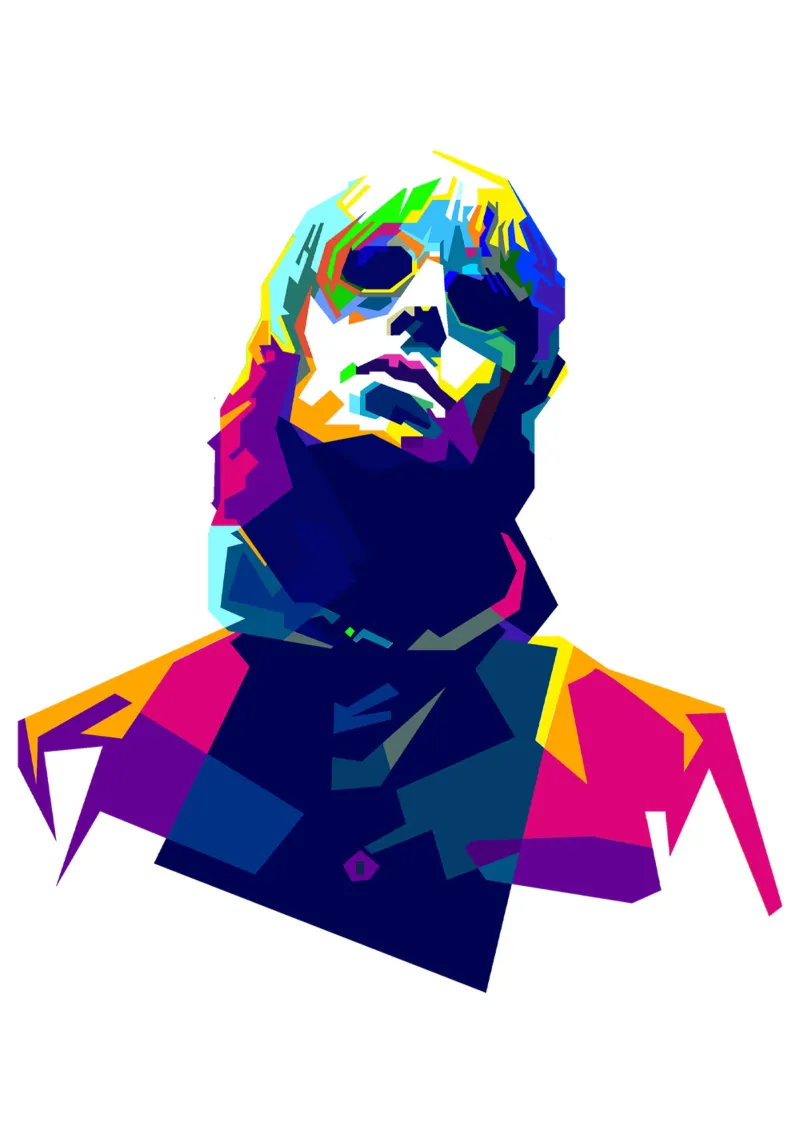 Liam Gallagher Musicista grunge WPAP Trending Now plexiglass da Artkreator