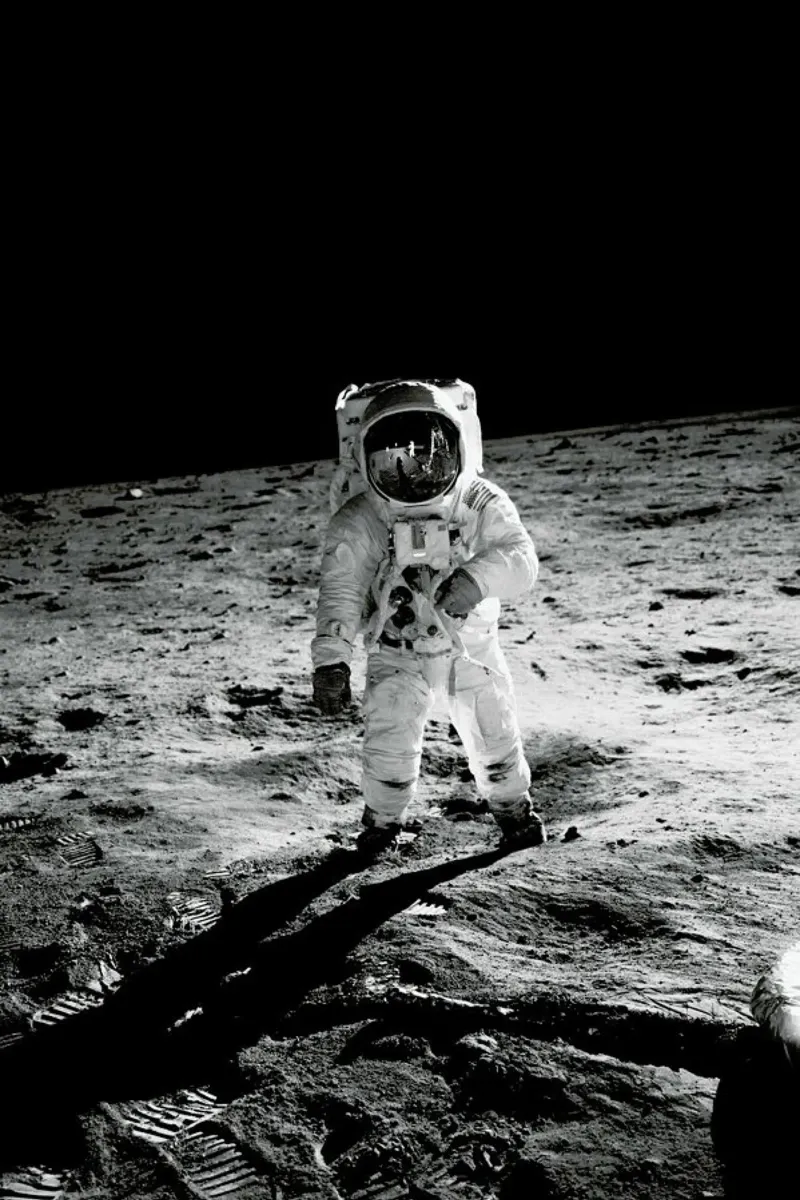 On the Lunar Surface pellicola backlit da Vintage by JUNIQE
