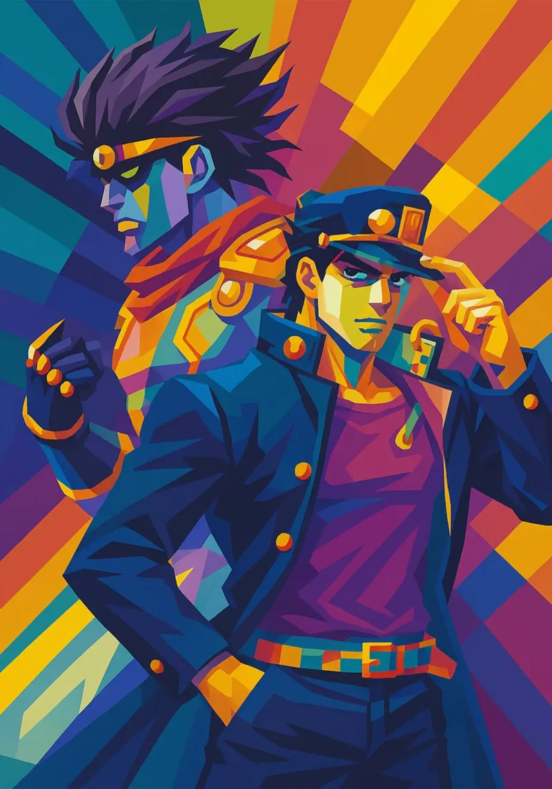 Jojo's Bizarre Adventure carta hahnemühle da HopeStudio
