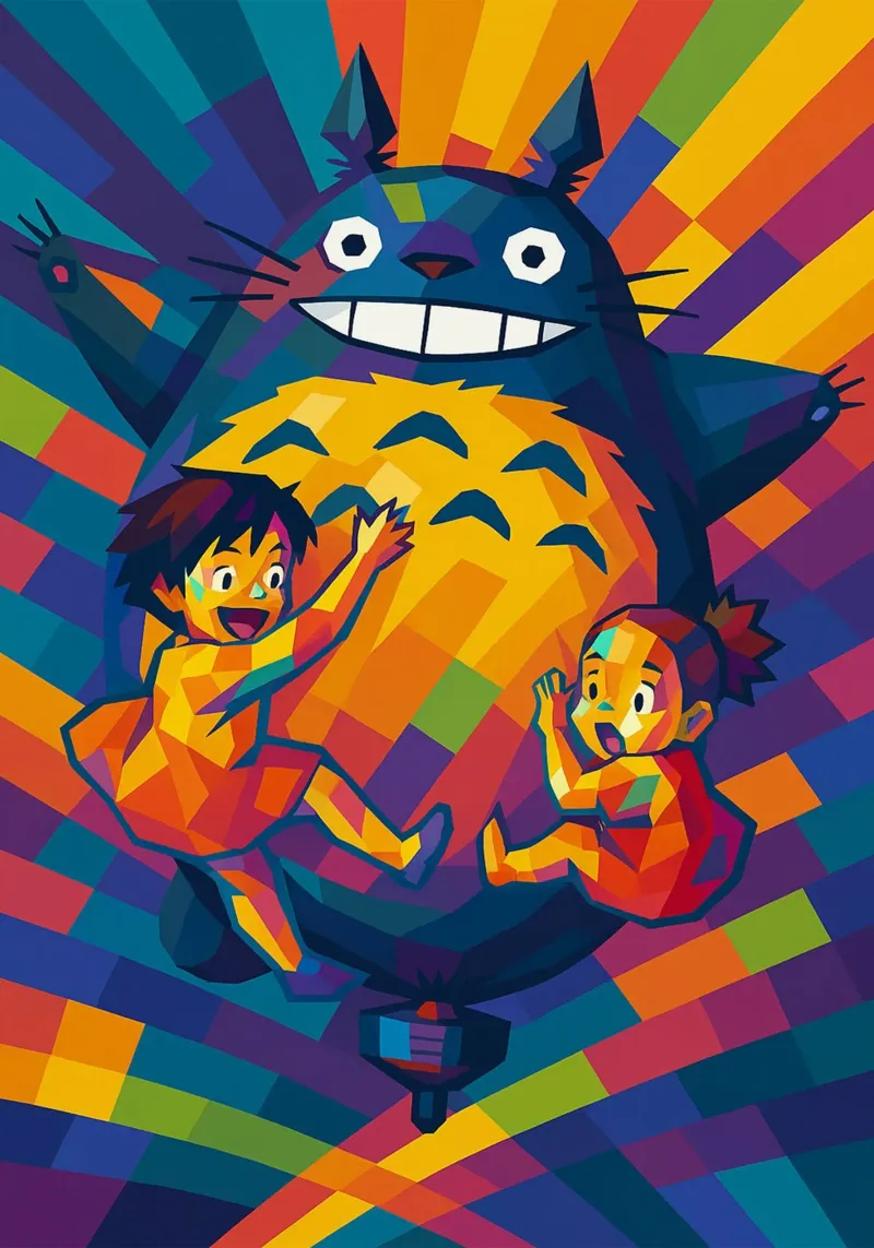 my neighbor totoro carta hahnemühle da HopeStudio