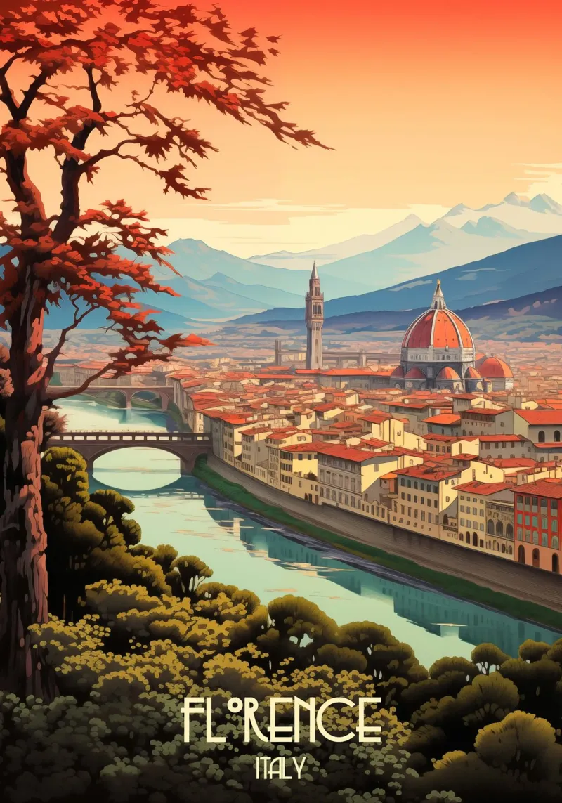 Firenze Italia carta hahnemühle da Fleur de Lys