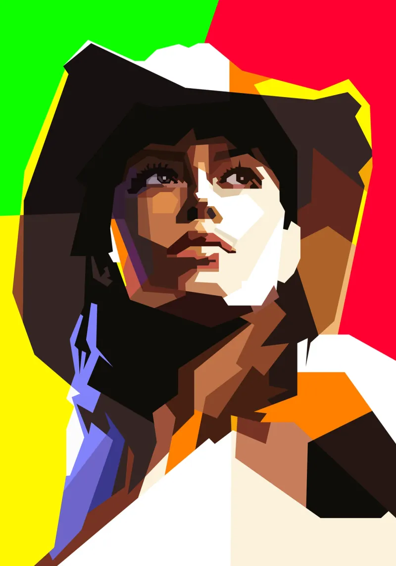 Jessica Biel Hollywood Actress WPAP Trending Now acrylic glass by Artkreator